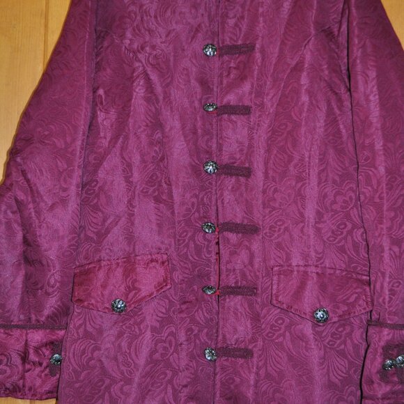 Retro Vintage Tailcoat Jacket Goth Steampunk Gothic Victorian Frock Coat - Picture 3 of 5